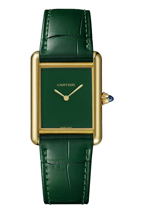 cartier tank must green.